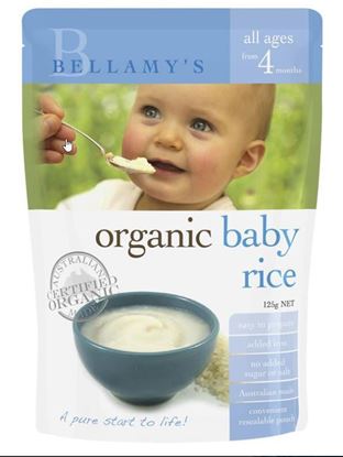 Picture of Bellamy's Organic Rice Baby Cereal 125g