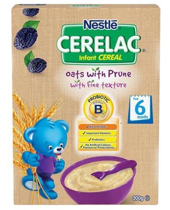 Picture of Nestle Cerelac Infant Cereal Oat & Prune 200g