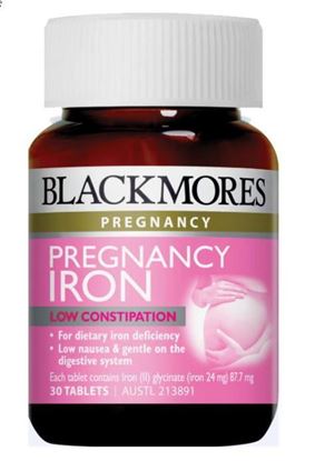 Picture of Blackmores Pregnancy Iron 30 Tablets