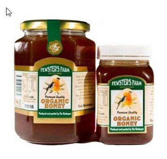 Picture of Fewster's Farm Organic Jarrah Honey 500g