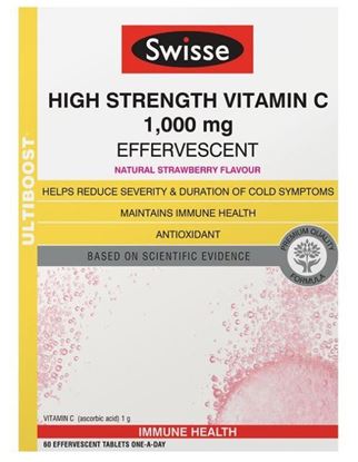 Picture of Swisse Ultiboost High Strength Vitamin C 60 Effervescent Tablets