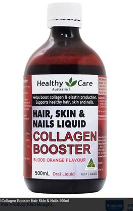 Picture of Healthy Care Liquid Collagen Booster Hair Skin & Nails 500ml