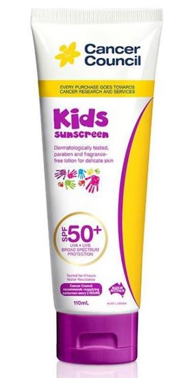 Picture of Cancer Council SPF 50+ Kids 110ml Tube
