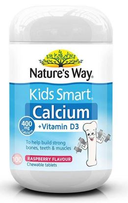 Picture of Nature's Way Kids Smart Calcium + Vitamin D3 100 Chewable Tablets