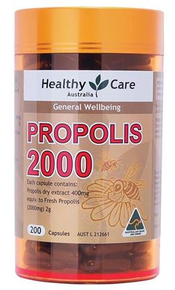 Picture of Healthy Care Propolis 2000mg 200 Capsules