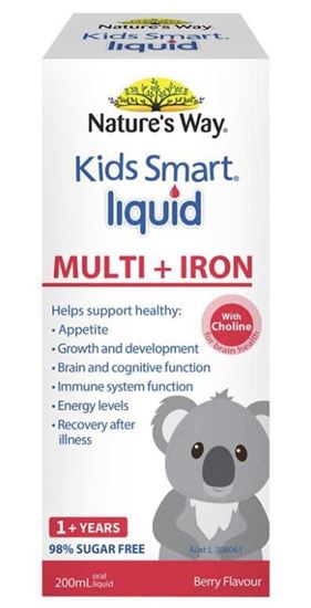 Picture of Nature's Way Kids Smart Liquid Multi + Iron 200ml