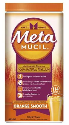 Picture of Metamucil Fibre Supplement Smooth Orange 114 Dose 673g