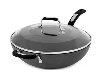 Picture of Tefal Hard Anodised Wok and Lid 32cm