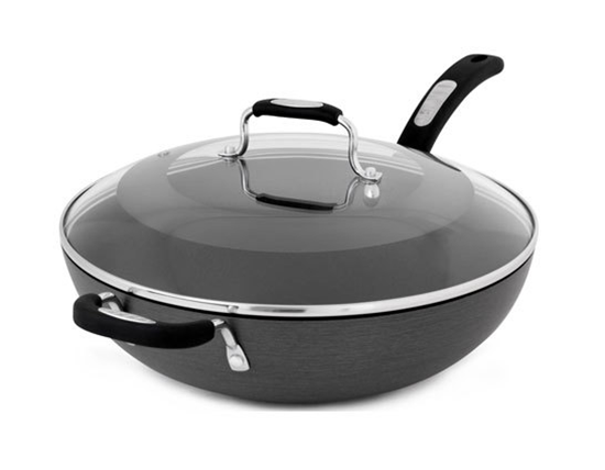 图片 Tefal Hard Anodised炒锅(含玻璃盖) 32cm