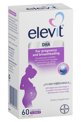 Picture of Elevit DHA For Pregnancy and Breastfeeding capsules 60 pack (60 days)